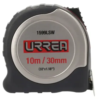Flexómetro Metro Acero Inoxidable 10 M Urrea Cinta 30 Mm