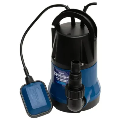 Bomba Sumergible Plástica 1/2 Hp Toolcraft Para Agua Limpia