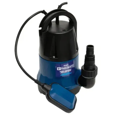 Bomba Sumergible Plástica 1/2 Hp Toolcraft Para Agua Limpia