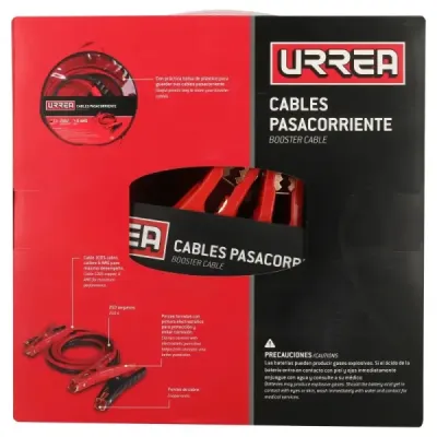 Juego Cables Pasacorriente Puente 6 Awg Industrial Urrea