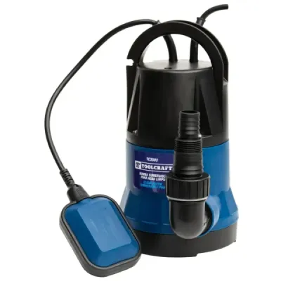 Bomba Sumergible Plástica 1/2 Hp Toolcraft Para Agua Limpia