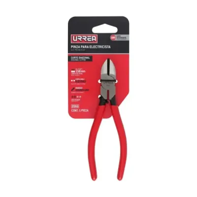 Alicate De Corte Diagonal 6.1/64' Manual Industrial Urrea