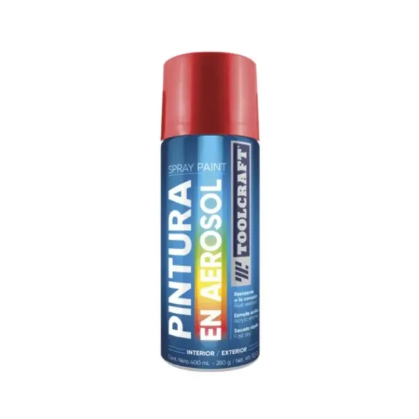 Pintura Aerosol Gris Anticorrosivo Toolcraft 400ml Sin Plomo (TC3597)