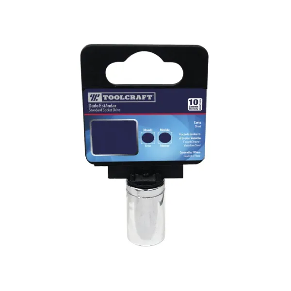 Copa Estándar 1/4' De 6 Puntas Toolcraft Mando 1/4' (TC3629)