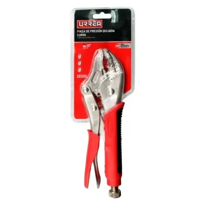 Alicate Hombresolo Curvo 10' Industrial Urrea Bimaterial