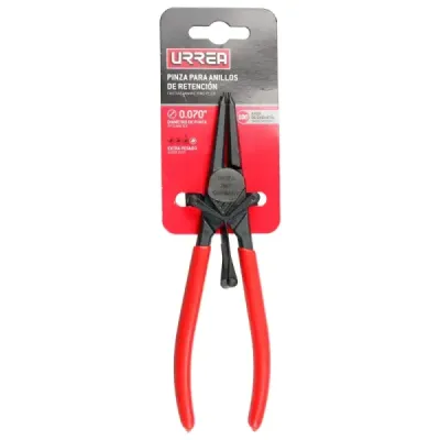 Alicate Anillos De Retención 7.1/8' Punta Interna 0° Urrea
