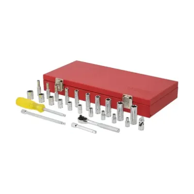 Juego 26 Copas Y Accesorios Cuadro 1/4' Pulgadas Urrea