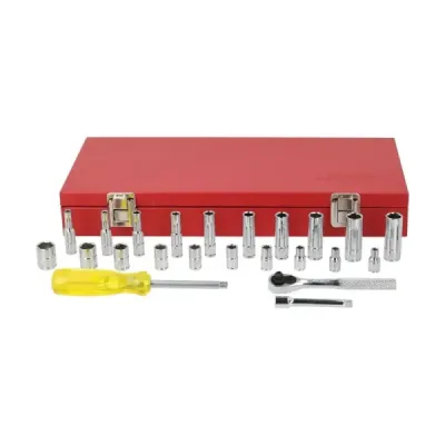 Juego 26 Copas Y Accesorios Cuadro 1/4' Pulgadas Urrea