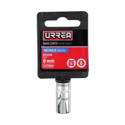 Copa 13 Mm X 1' 6 Puntas Cromo Vanadio Urrea Cuadro 1/4'