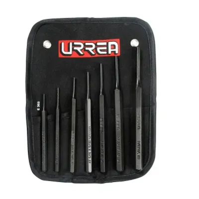 Juego 7 Punzones Botadores 1/16' A 1/4' Industrial Urrea