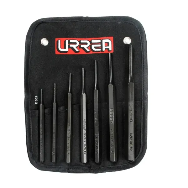 Juego 7 Punzones Botadores 1/16' A 1/4' Industrial Urrea (47A)