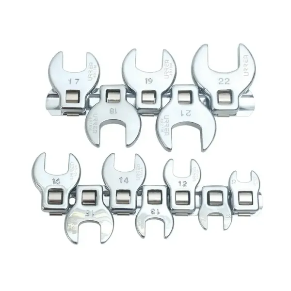 Set 12 Llaves Pata Cuervo Métricas Urrea Cuadrante 3/8' (4900-12M)