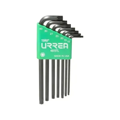 Juego 7 Llaves Bristol Torx En L Urrea Con Pin De Seguridad