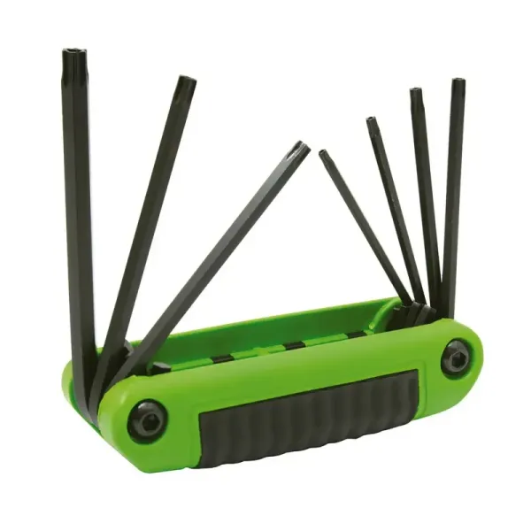 Juego De 7 Llaves Torx Tipo Navaja Urrea Pin De Seguridad (4977TXT)