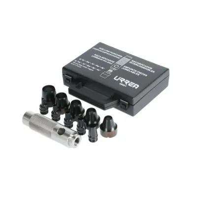 Juego Sacabocados Mango Adaptador Industrial Urrea 11 Piezas