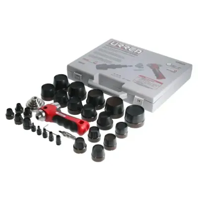 Juego Sacabocados Mango Adaptador Industrial Urrea 28 Piezas