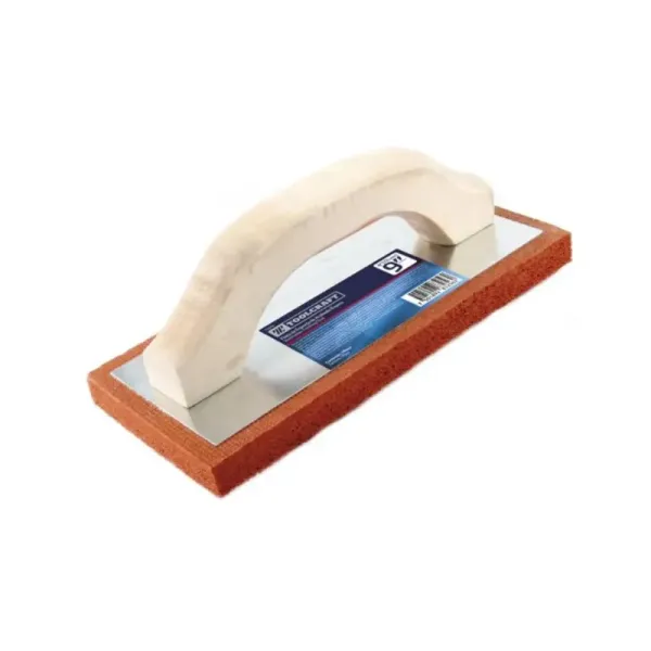 Llana Flota Esponja 4' X 12' Toolcraft Con Mango De Madera (TC0359)