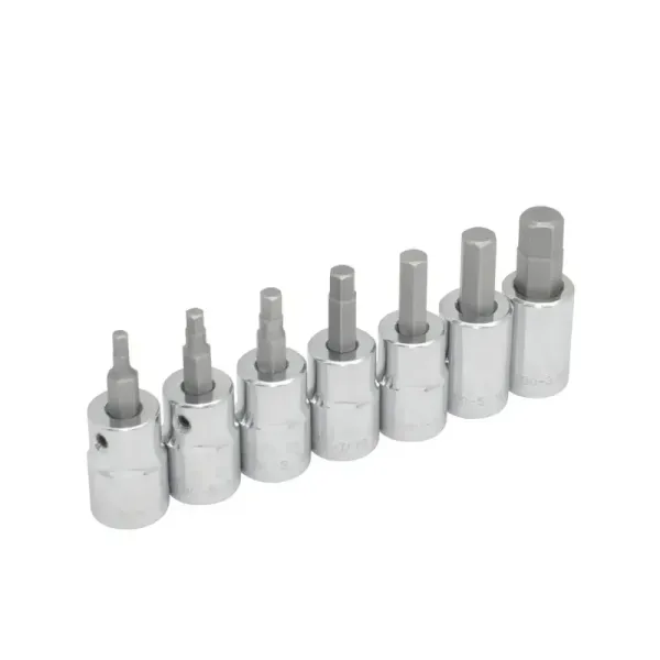 Set 7 Copas Punta Hexagonal 1/8' A 3/8' Urrea Cuadro 3/8' (49907)