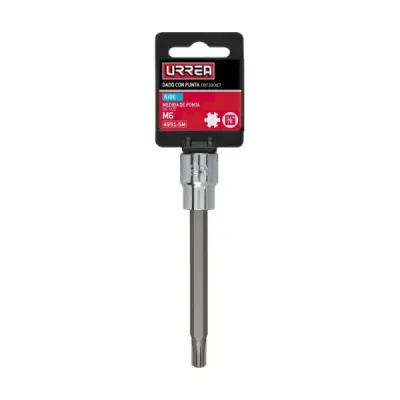Copa Con Punta Larga Ribe M6 X 4' Urrea Cuadro 3/8'