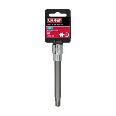 Copa Con Punta Larga Ribe M7 X 4' Urrea Cuadro 3/8'