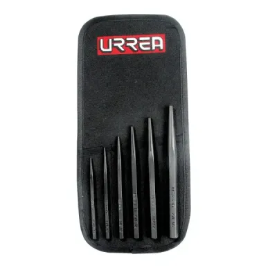 Juego 6 Punzones Botadores Cortos 1/16' A 1/4' Urrea
