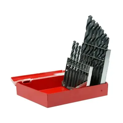 Set 15 Brocas Negras Para Aluminio Urrea Estuche Metálico