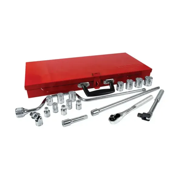 Juego 19 Copas Y Accesorios Cuadro 3/8' Pulgadas Urrea (5200AC)