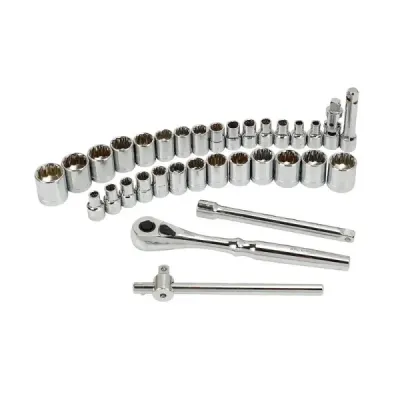 Juego 33 Copas Y Accesorios Cuadro 3/8' Combinado Urrea