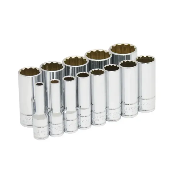 Set 13 Copas Largas 1/4' A 1' 12 Puntas Urrea Cuadro 3/8' (52112)