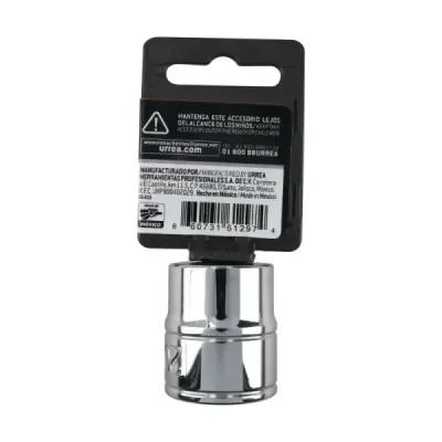 Copa 20 Mm X 1.1/4' 12 Puntas En Acero Urrea Cuadro 3/8'