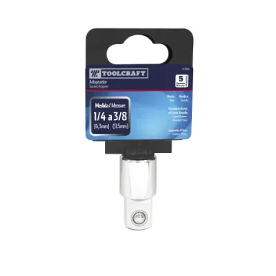 Acople Adaptador Para Ratchet De 1/4' A 3/8' Toolcraft