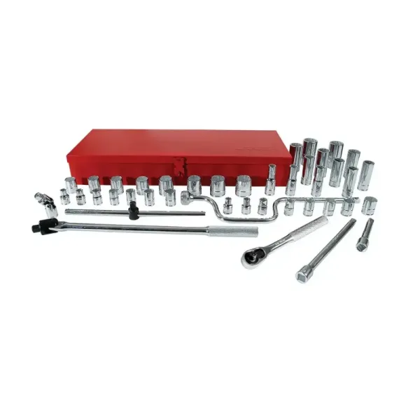 Juego 43 Copas Y Accesorios Cuadro 1/2' Pulgadas Urrea (5400G)