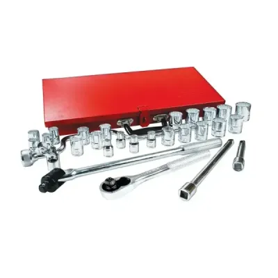 Juego 29 Copas Y Accesorios Cuadro 1/2' Métricas Urrea