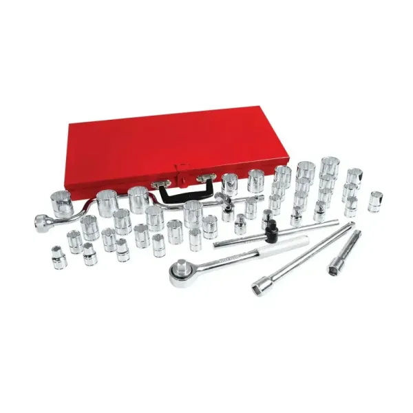 Juego 44 Copas Y Accesorios Cuadro 1/2' Combinado Urrea (5400SM)