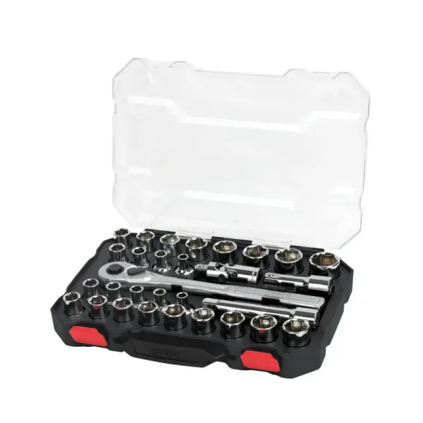 Juego 30 Copas Y Accesorios Cuadro 1/2' Combinado Urrea (5401CD)