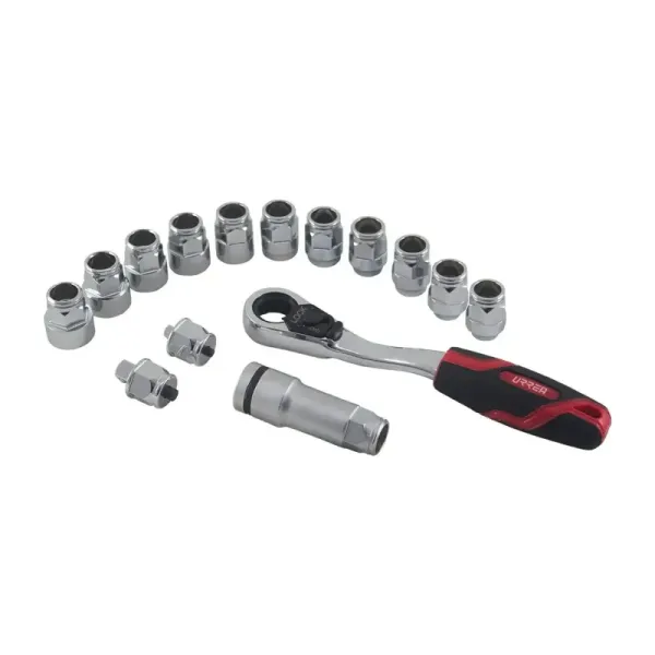 Juego 15 Copas Y Accesorios Puntas 1/2' Go-through Urrea (5401GT)