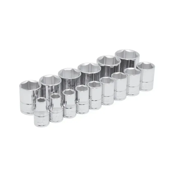 Set 15 Copas 6 Puntas Uso Pesado Urrea Cuadrante 1/2' (54110)