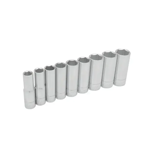 Set 9 Copas Largas 6 Puntas Urrea Cuadrante 1/2' (54118)