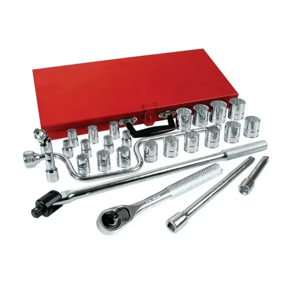 Juego 28 Copas Y Accesorios Cuadro 1/2' Pulgadas Urrea (54124)