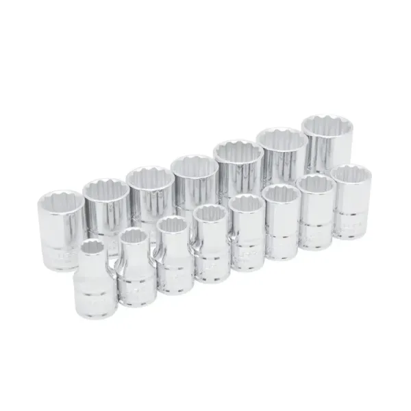 Juego 15 Copas 10 Mm A 32 Mm 12 Puntas Urrea Cuadro 1/2' (54206)