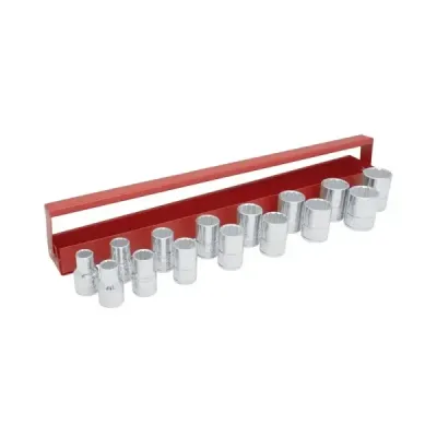 Juego 15 Copas 10 Mm A 24 Mm Urrea Cuadro 1/2' Organizador