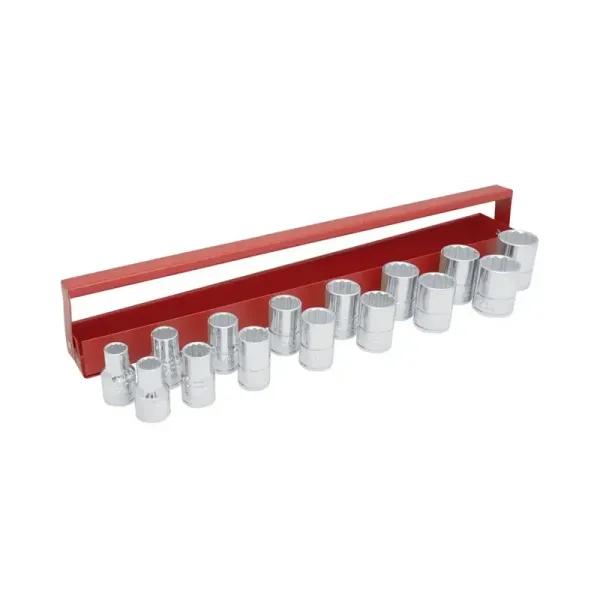 Juego 15 Copas 10 Mm A 24 Mm Urrea Cuadro 1/2' Organizador (54214)