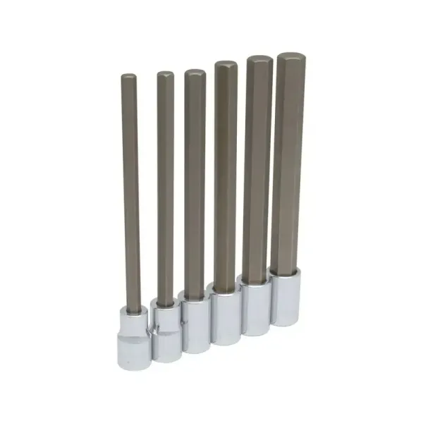 Juego 6 Copas Hexagonales Extralargas Urrea Cuadro 1/2' (54416L)