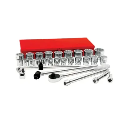 Juego 30 Copas Y Accesorios Cuadro 3/4' Métricas Urrea