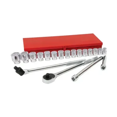 Juego 20 Copas Y Accesorios Cuadro 3/4' 6 Puntas Urrea