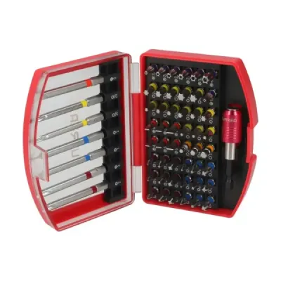 Juego De Puntas Destornillador Y Adaptadores Urrea 56 Piezas
