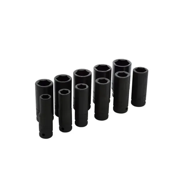 Juego 11 Copas De Impacto Largas Pulgadas Urrea Cuadro 1/2' (73112)