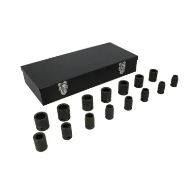 Juego 15 Copas De Impacto Cortas Métricas Urrea Cuadro 1/2'