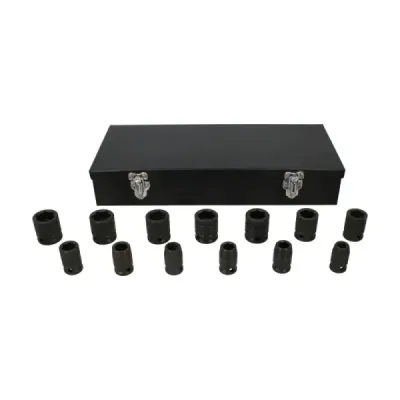 Juego 15 Copas De Impacto Cortas Métricas Urrea Cuadro 1/2'