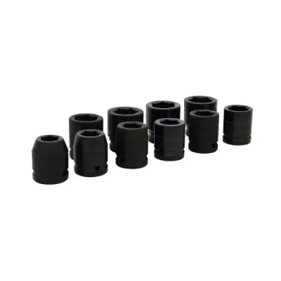 Juego 10 Copas De Impacto Cortas Pulgadas Urrea Cuadro 3/4'